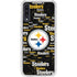 NFL Pittsburgh Steelers Black Blast Galaxy A50 Clear Case